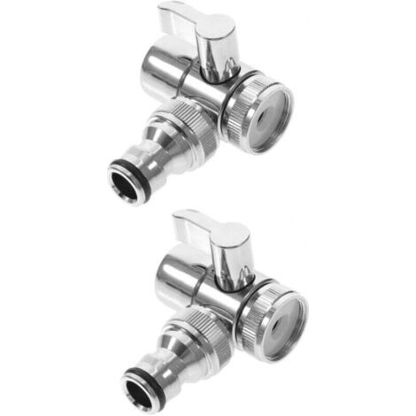 Pièces adaptateur de tuyau d'eau jouets tuyau portatif robinet d'évier durite fixation du tuyau d'évier diviseur de ligne d'eau Séparateur Accessoires annexe shunter caoutchouc