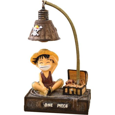 LED-Nachttischlampe aus Polyresin – Maße 10 x 7,5 x 17 cm – Originelle Dekoration für Kinderzimmer oder Wohnzimmer (1/5)