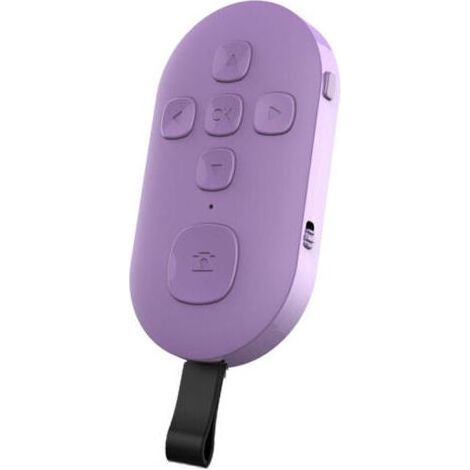 FENOPLASTICATélécommande Bluetooth pour téléphone portable, grand modèle de chargement à 7 boutons, prise de photo sans fil, auto-enregistrement, retournement de vidéo, portable, violet (1/4)