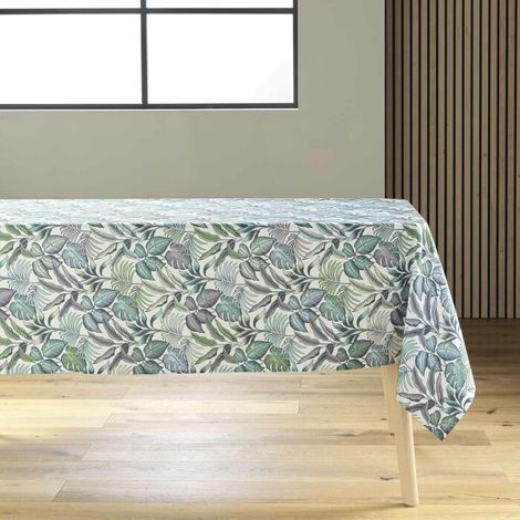 Nappe rectangle 145 x 240 cm polyester imprime stylis Vert (1/4)