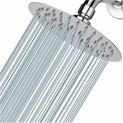 120 cm DuschkopfRunder Hochdruck-Duschkopf aus Edelstahl 304 für ein komfortables Duscherlebnisniedriger WasserdruckWand- oder Deckenmontage