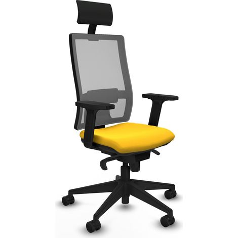 Bürostuhl piqueras y crespo Horna schwarz Schaumstoff hoher Dichte (1/2)