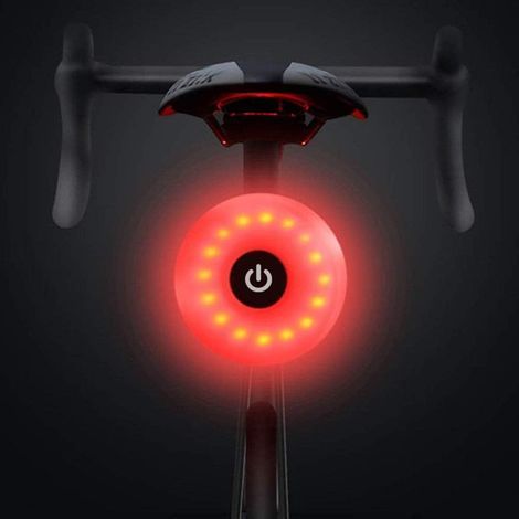 Bicycle Rear Light, Waterproof Warning, Rechargeable USB LED, 5 Modes (1/5)