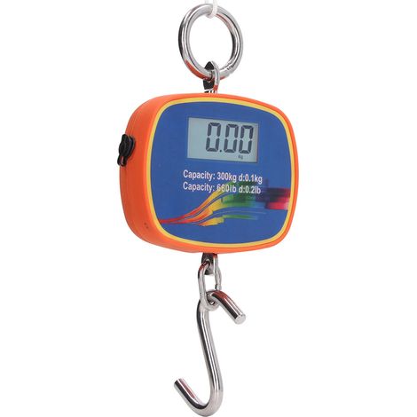 Balance électronique portable Imjdustrial à double affichage LCD 600 lb (272 kg) - Prise UE 90-240 V (1/5)