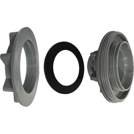 Kit de raccord de tuyau de piscine fileté pour pompes Intex 26341W 26345W, crépine d'entrée avec écrou 10744 pour rondelle 10256 (1/5)