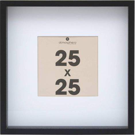 Cornice axel 25x25cm nero - Atmosphera créateur d'intérieur