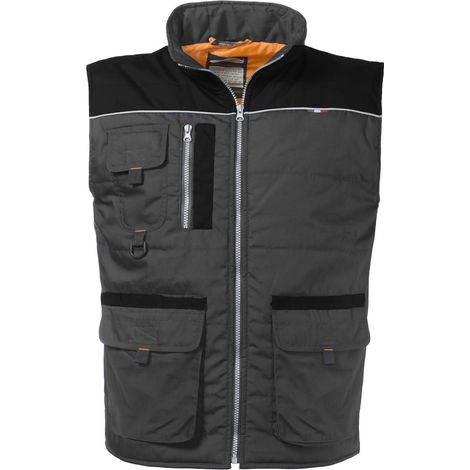GILET MORGAN GRIGIO/NERO TG.M