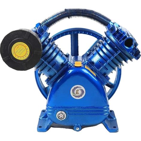 Compresseur d'air, 5,5 CV, capacité de débit d'air de 21,1 cfm, Bleu (1/2)