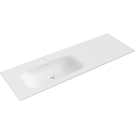 Mexen Vela Einbauwaschbecken links 141 x 46,5 cm, weiß matt - 25231401L (1/3)