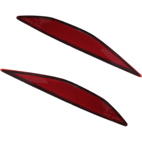 Feux réflecteur LED pare-chocs arrière 2 pièces lentille rouge 5G0945105 remplacement pour Mk7 2012-2020 (1/5)