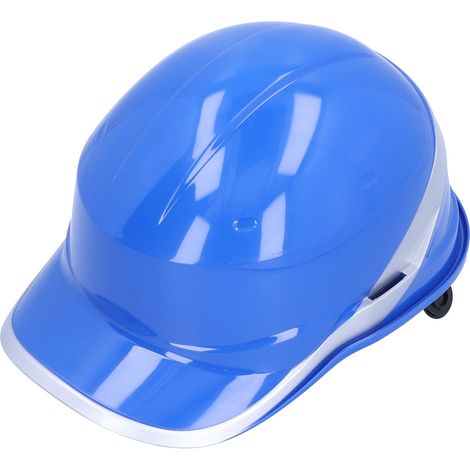 Casque de sécurité bleu, Anti-écrasement, réglable, avec bande réfléchissante, pour chantiers de Construction, ingénierie électrique (1/5)