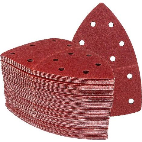 25 pieces │ 11 holes │ 105 x 152 mm │ grain 60 │ for multiple sanders │ sanding sheets │ sandpaper (1/4)