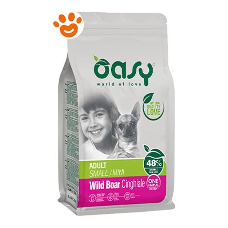 Cane Adult Small con Cinghiale 2,5 kg OASY