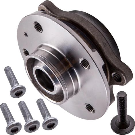 Brida y rodamiento de buje de rueda, 40,5 mm de ancho, 151 mm de diámetro exterior, 61 mm de diámetro interior, compatible con Audi A4 A5 A6 A7 A8 Q5, 2 piezas (1/5)
