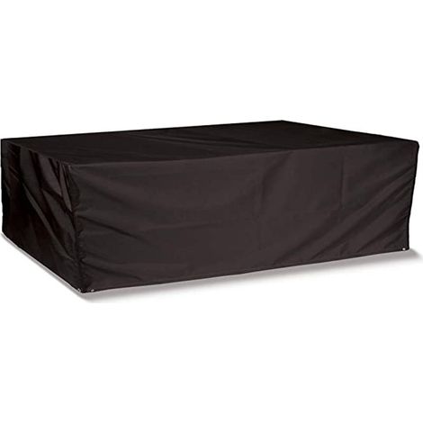 Housse de protection pour mobilier de jardin 180 x 120 x 74 cm, bâche imperméable et anti-poussière pour table et chaises de jardin.