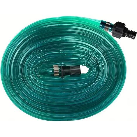 Irovami Tuyau d'arrosage en PVC pour jardin, cour ou exploitation agricole, tuyau d'arrosage pénétrant, tuyau de refroidissement pour trampoline (1/5)