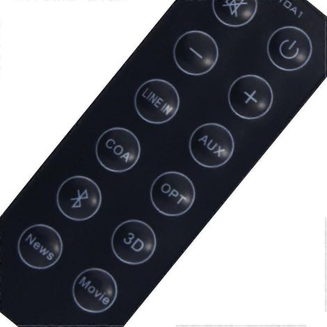 RC10A1 Remote Control Replacement for B3 Sound Speaker System (1/4)