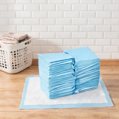 Tapis d'éducation pour chiots 100 unités 45 x 30 cm six couches (1/5)