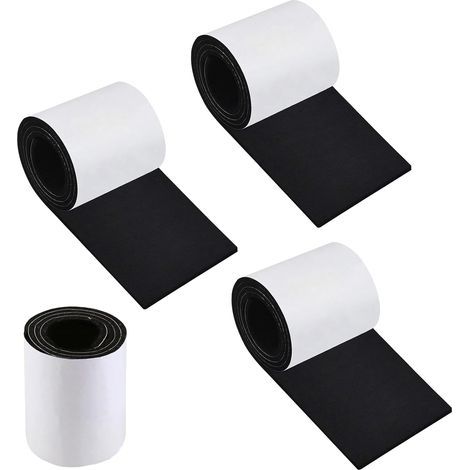 Feutres autocollants, bandes de feutre adhésives solides, 2 mm, patins de meubles, couche protectrice, feutre, découpable, bricolage adhésif, patins pour canapé, pieds de table, pieds de meubles de (1/5)