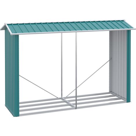 Legnaia 240x 86x160 cm in Acciaio Verde (1/5)