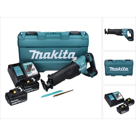 Sega a batteria Makita DJR 187 RTK 18 V Brushless + 2x batteria 5,0 Ah + caricabatterie + valigetta