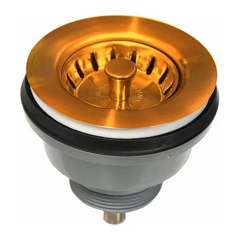 Gré Spülbeckenkorb d.86 für 60mm Loch, GOLD 24 glänzend