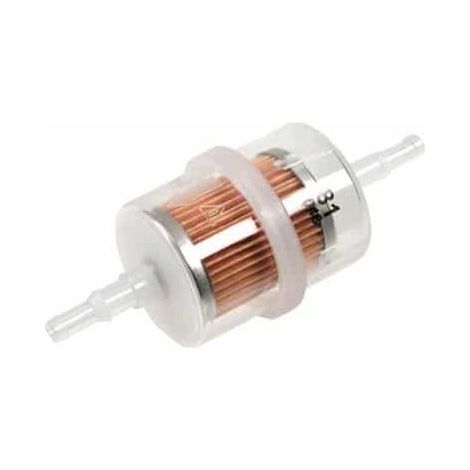 Filtre à carburant universel – diamètre d'entrée 6,5 et 8,5mm – Adaptable pour moteurs essence – Haute filtration pour performance optimale