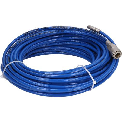 Tuyau pneumatique haute pression 20m bleu, 1/4in NPT, diamètre intérieur 5mm extérieur 8mm, tube PU pour compresseur d'air et pneumatique (1/5)