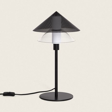 Tischlampe Metall Hesper Schwarz (1/5)