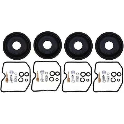 Kit de réparation de carburateur pour moto GPZ400R ZX400 GPZ400 GPZ ZX 400 R : joint d'aiguille flottante, vis sans fin, membrane (1/5)