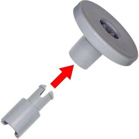 Roulettes Pour Panier Inferieur Lave-Vaisselle - 8 Pièces - Compatible Avec Zanussi Rex Electrolux AEG - Pour Panier Bas (1/5)