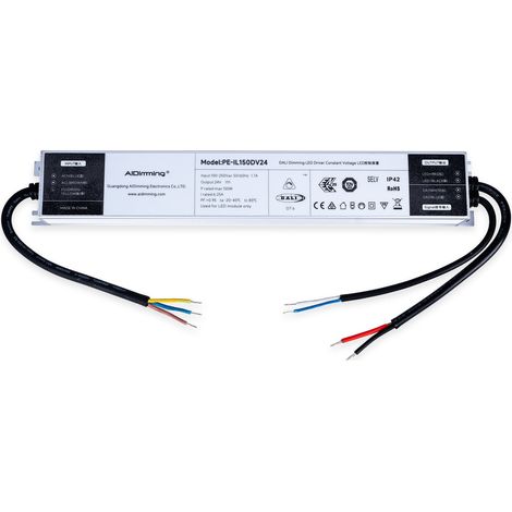 Alimentatore dimmerabile DALI DT6 - 24V DC - 6,25A - 150W