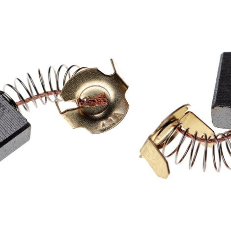 2x balais de charbon moteur 7x11x18mm compatibles avec les outils électriques Hitachi FA-700, G18SE2, G18SR, G23SC2, G23SF, G23SR, H65 (1/2)