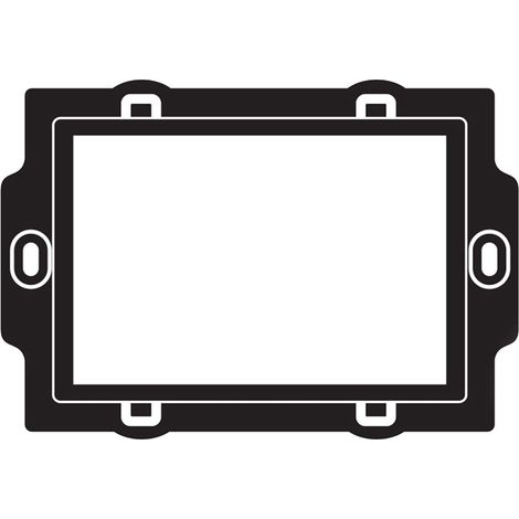 SUPPORTO MODELLO 'PL' PER SERIE PLAIN 3 moduli
