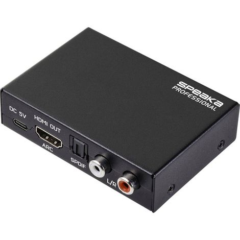 SpeaKa Professional audio Extracteur SP-HDA-190 [HDMI - HDMI] 3840 x 2160 Pixel (1/4)