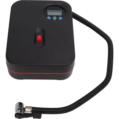 Gonfleur de pneus 12 V avec interface allume-cigare, 150 PSI, portable, 120 W, avec éclairage LED et affichage numérique, pour vélo et moto. (1/5)