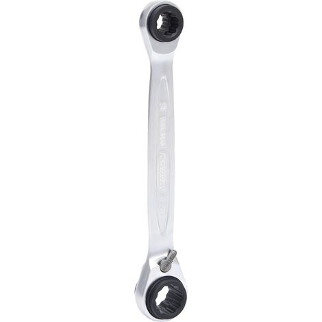 KS Tools 4 in 1 GEARplus umschaltbar Doppel-Ratschenringschlüssel, 10x13x17x19 mm (1/5)