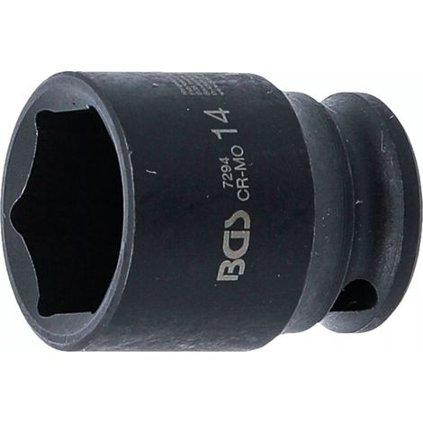 Clé à douille bgs dopsleuteldop zeskant 14 mm Pro Torque (1/5)
