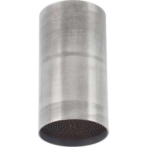 Moto Tuyau D'échappement Catalyseur en Fer Avant Moyen Silencieux D'échappement Catalyseur Universel pour Moto (53 100mm) (1/5)