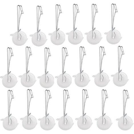Lot de 20 crochets de support pour tomates avec ficelle de 15 m, kit de treillis pour serre durable pour empêcher les tomates de pincer ou de tomber
