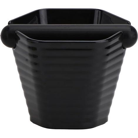 Reinigungsbehälter für Kaffeemaschine und Haushalt, Zubehör für Kaffee, schwarzes ABS, glatte Oberfläche, leicht zu reinigen (1/5)