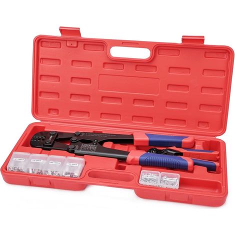 Kit sertissage câble acier avec coupe-câble et manchons (1/5)