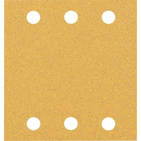 Bosch – Papier abrasif EXPERT C470 2608900891 Grain 60 – 10 pcs – Fermeture auto-agrippante – Pour ponceuse vibrante 115 x 107 mm