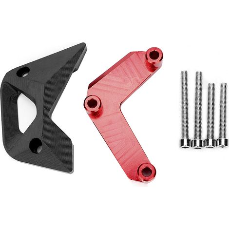 Protecteur De Carter Moteur - En Alliage D'aluminium Usiné CNC - Pour Kawasaki Z1000 Années 2011 À 2017 - Rouge - 1 Pièce (1/5)