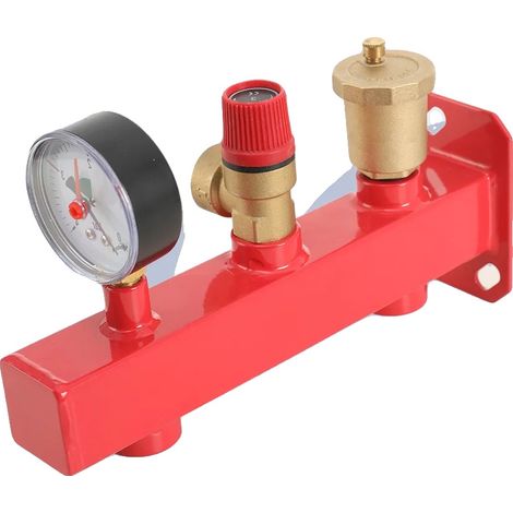 Messingventil, Maximale Betriebsdruck 10 bar, Maximale Wassertemperatur 110°C, Hydraulische Steuerung, Männliches Gewindeanschluss, Bidirektionaler (1/5)
