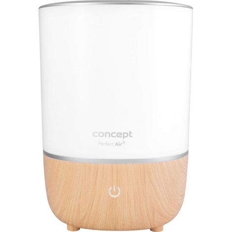 Concept - Umidificatore d'aria, con diffusore di aromi, decoro bianco/legno zv1200