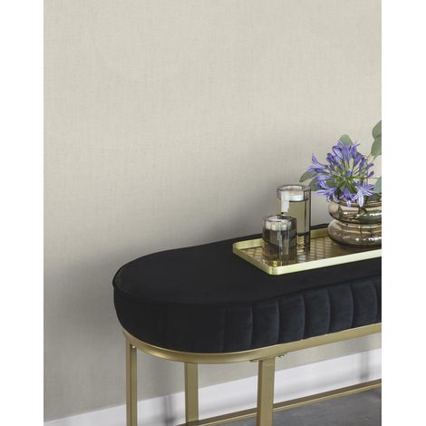 Papier peint non tissé aspect textile Florentine IV - Papier peint moderne en vinyle uni gris pour une ambiance fraîche - Robuste et lavable - 10,05 m x 0,53 m