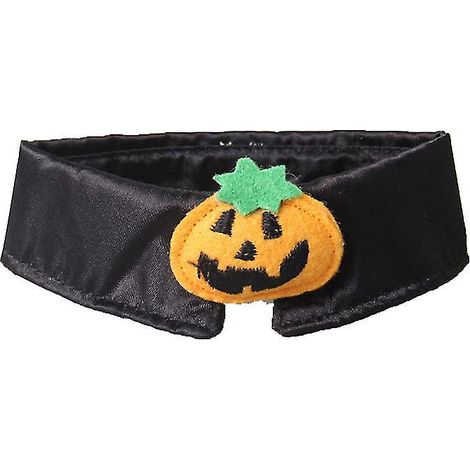 1 Stück Kürbishalsband für Katzen zur Halloween-Dekoration