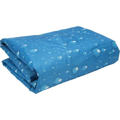 Parapluie de Voiture Protection Solaire Tissu Oxford Universel Anti-Vent Automatique Tente de Toit Rosée Bleu (1/5)