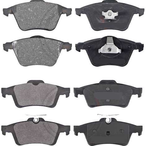 KIT PASTIGLIE FRENO ANTERIORI E POSTERIORI compatibile con VOLVO XC70 CROSS CROSS COUNTRY I (295) / PASTIGLIE FRENANTI AUTO OEM FDB1285,FDB704  FDB1383 / SOSTITUZIONE DIRETTA / BASSA POLVERE / SILENZI